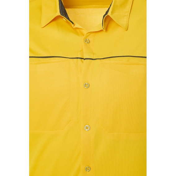 California Forever Erkek Kısa Kol Gömlek Sarı AV99021-1355