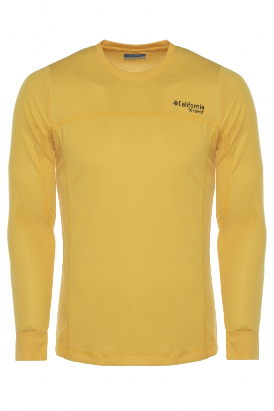 California Forever Erkek Sweatshirt, Sarı, AV99015-1355