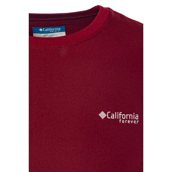 California Forever Erkek Bordo T-Shirt TS93011-8000