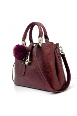 California Forever Burgundy Women's Leather Bag BG96021-8000