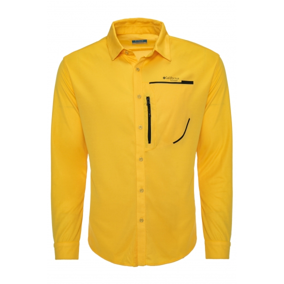 California Forever Men's Shirt Yellow Av99011-1355